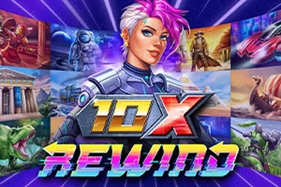 Capa do slot 10x Rewind